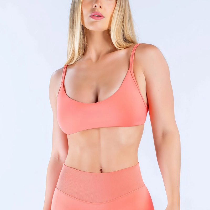 Seamless Underwear Women - HISTELLO インパクトスクープネックブラ レディース Uバック スポーツタンクトップ プッシュアップ