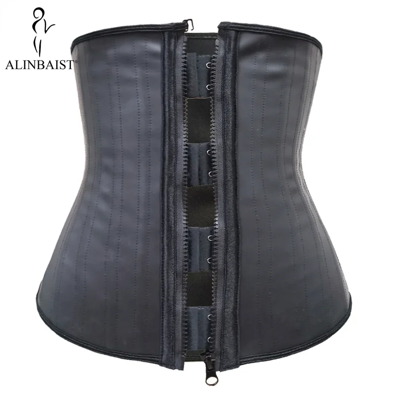 Shapewear Bodysuit Firm - 25 鋼骨ラテックスウエストトレーナーおなかコントロールベルトシェイプウェアコルセット痩身腹モデリングストラップボディシェイパーガードルワークアウト