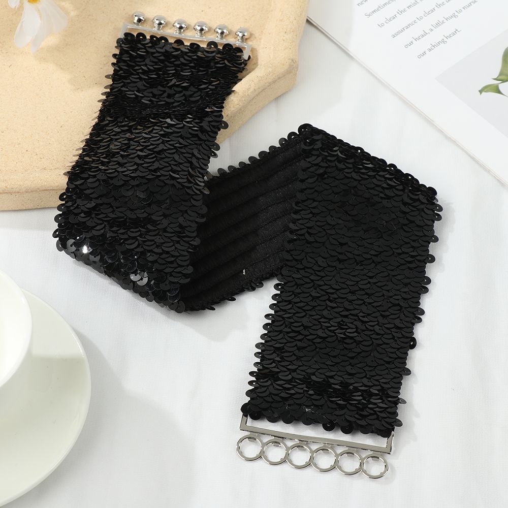 ファッションシンチストレッチスパンコールワイド弾性ベルトベリ - Corset Waist Cinch のレビューと価格