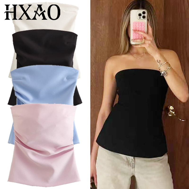 HXAO コルセットチューブトップ レディース サマー202 - Strapless Bra Backless のレビューと価格