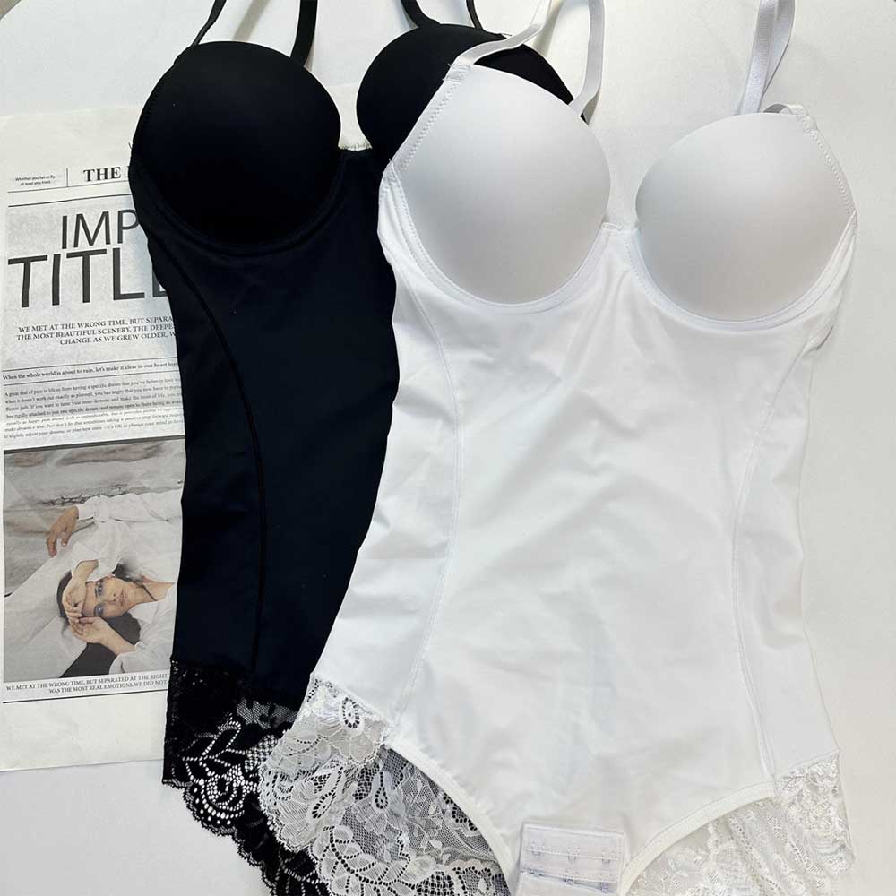 女性用シェイプウェアボディスーツ、お腹引き締めフック付き、股 - Shapewear Bodysuit Firm のレビューと価格