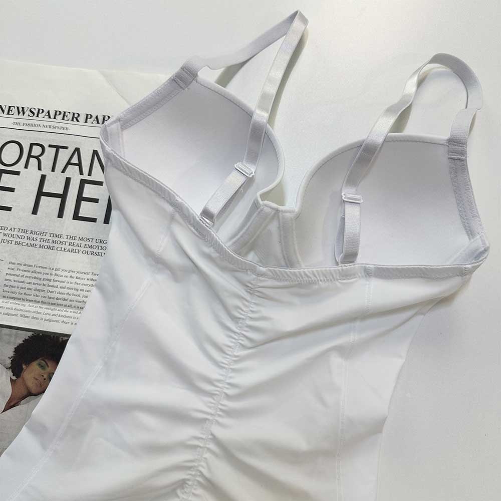 女性用シェイプウェアボディスーツ、お腹引き締めフック付き、股 - Shapewear Bodysuit Firm のレビューと価格