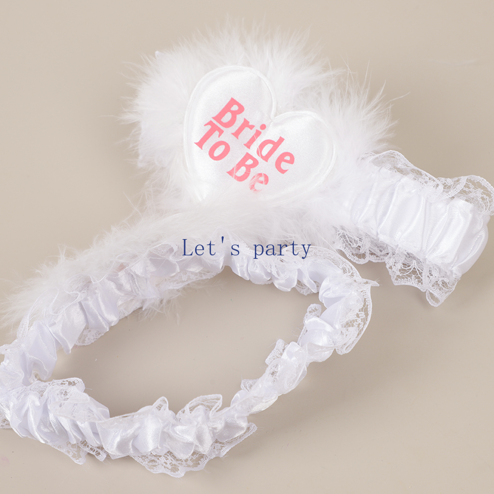 セクシーなレースのブライダルガーターベルト,結婚式用の太もも - Garter Belt Set のレビューと価格