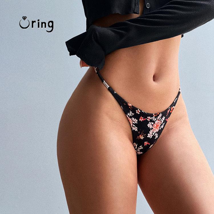 女性のためのカスタマイズされたパンティー,セクシーなヒョウの - Thong Bikini Women のレビューと価格